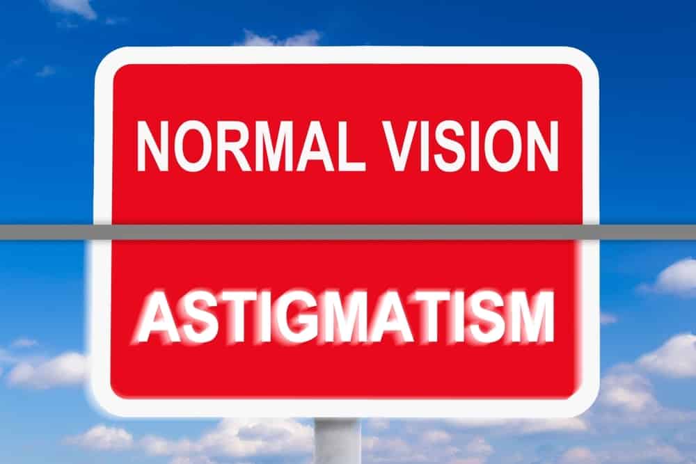 normal vision and astigmatism