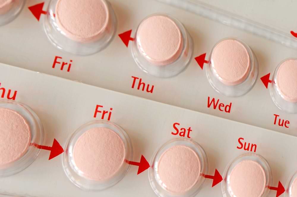 Contraceptive pills causing dry eyes